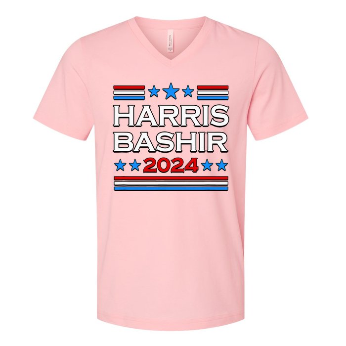 Harris Bashir 2024 For President V-Neck T-Shirt