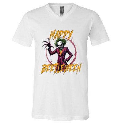 Happy Beetleween 2024 Original Design V-Neck T-Shirt