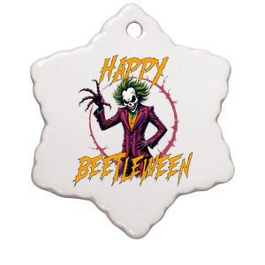 Happy Beetleween 2024 Original Design Ceramic Star Ornament