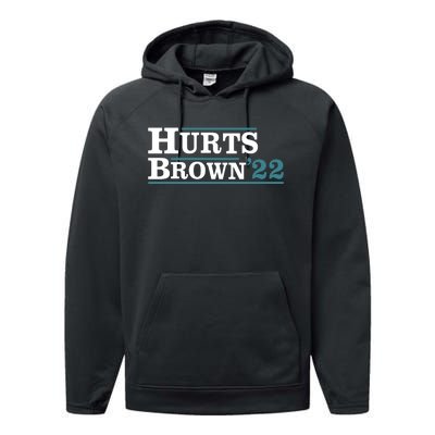 Hurts Brown 22 Performance Fleece Hoodie