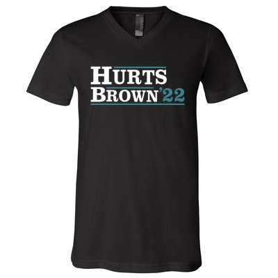 Hurts Brown 22 V-Neck T-Shirt