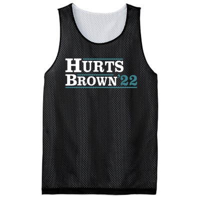 Hurts Brown 22 Mesh Reversible Basketball Jersey Tank