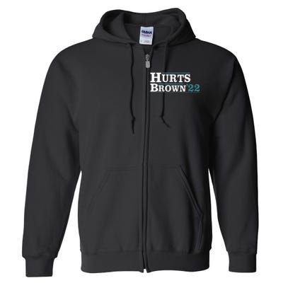 Hurts Brown 22 Full Zip Hoodie