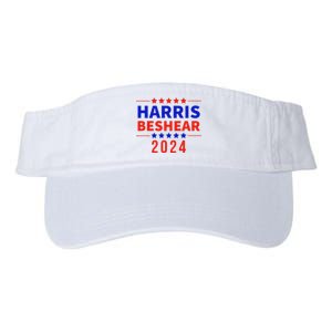 Harris Beshear 2024 Kamala Harris Andy Beshear President Valucap Bio-Washed Visor