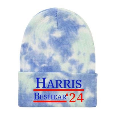 Harris Beshear 2024 Kamala Harris Andy Beshear President Tie Dye 12in Knit Beanie