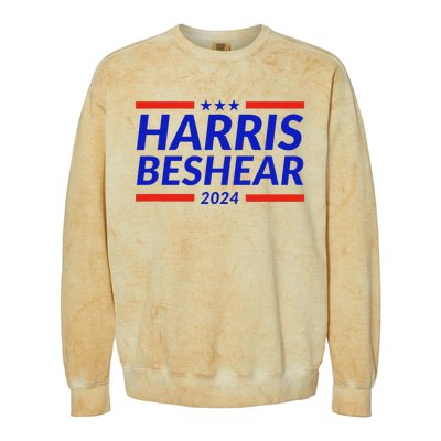 Harris Beshear 2024 Kamala Harris Andy Beshear President Colorblast Crewneck Sweatshirt