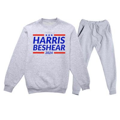 Harris Beshear 2024 Kamala Harris Andy Beshear President Premium Crewneck Sweatsuit Set