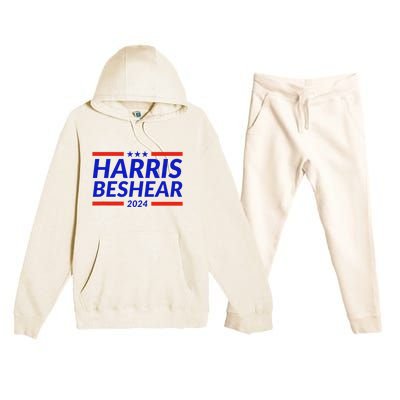 Harris Beshear 2024 Kamala Harris Andy Beshear President Premium Hooded Sweatsuit Set