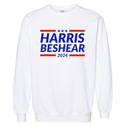 Harris Beshear 2024 Kamala Harris Andy Beshear President Garment-Dyed Sweatshirt