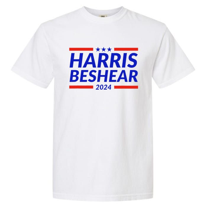 Harris Beshear 2024 Kamala Harris Andy Beshear President Garment-Dyed Heavyweight T-Shirt