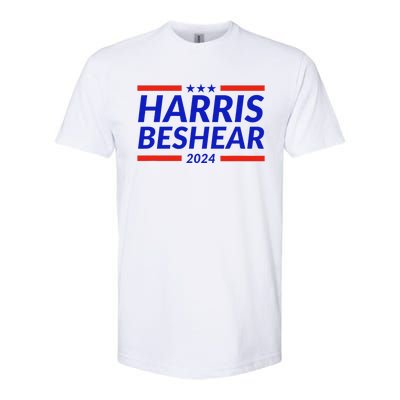 Harris Beshear 2024 Kamala Harris Andy Beshear President Softstyle CVC T-Shirt