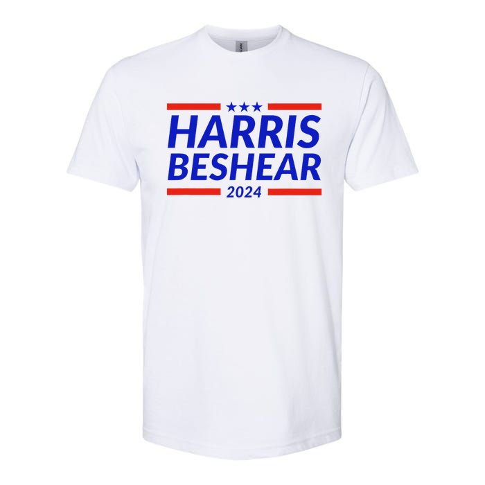 Harris Beshear 2024 Kamala Harris Andy Beshear President Softstyle CVC T-Shirt