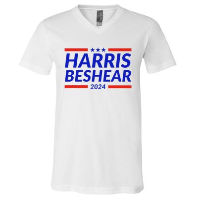 Harris Beshear 2024 Kamala Harris Andy Beshear President V-Neck T-Shirt