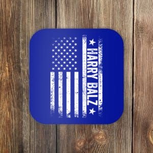 Harry Balz 2024 Harris Walz Usa Flag Political Gift Coaster