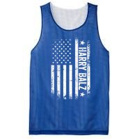 Harry Balz 2024 Harris Walz Usa Flag Political Gift Mesh Reversible Basketball Jersey Tank