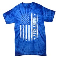 Harry Balz 2024 Harris Walz Usa Flag Political Gift Tie-Dye T-Shirt