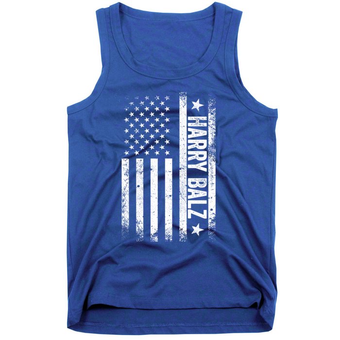 Harry Balz 2024 Harris Walz Usa Flag Political Gift Tank Top