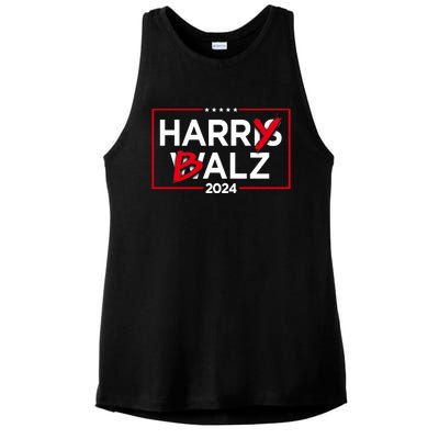 Harry Balz 2024 Ladies PosiCharge Tri-Blend Wicking Tank