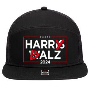 Harry Balz 2024 7 Panel Mesh Trucker Snapback Hat