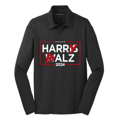 Harry Balz 2024 Silk Touch Performance Long Sleeve Polo