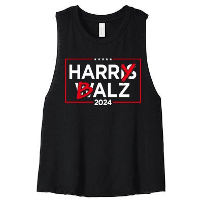 Harry Balz 2024 Women's Racerback Cropped Tank