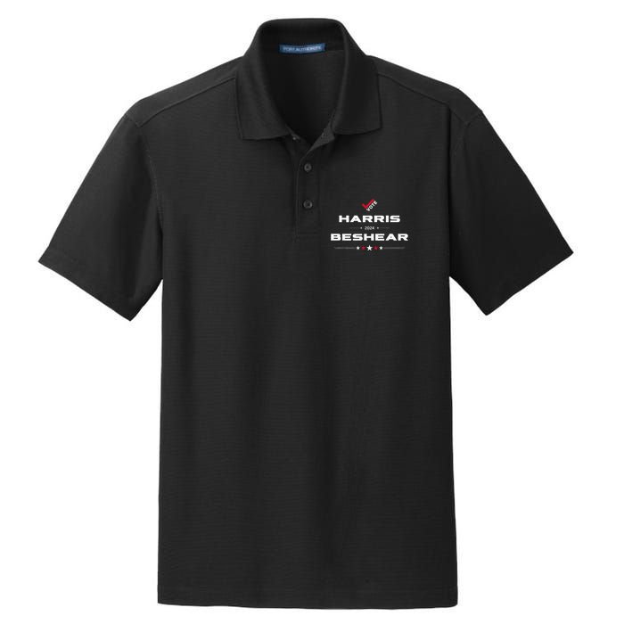 Harris Beshear 2024 Democratic Party Dry Zone Grid Polo