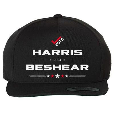 Harris Beshear 2024 Democratic Party Wool Snapback Cap