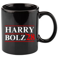 Harry Bolz 2028 Funny Political Meme D.O.G & E 11oz C Handle Ceramic Mug