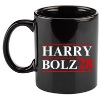 Harry Bolz 2028 Funny Political Meme D.O.G & E 11oz C Handle Ceramic Mug