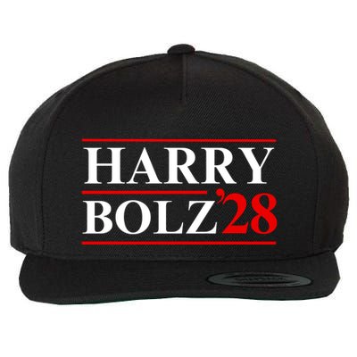 Harry Bolz 2028 Funny Political Meme D.O.G & E Wool Snapback Cap