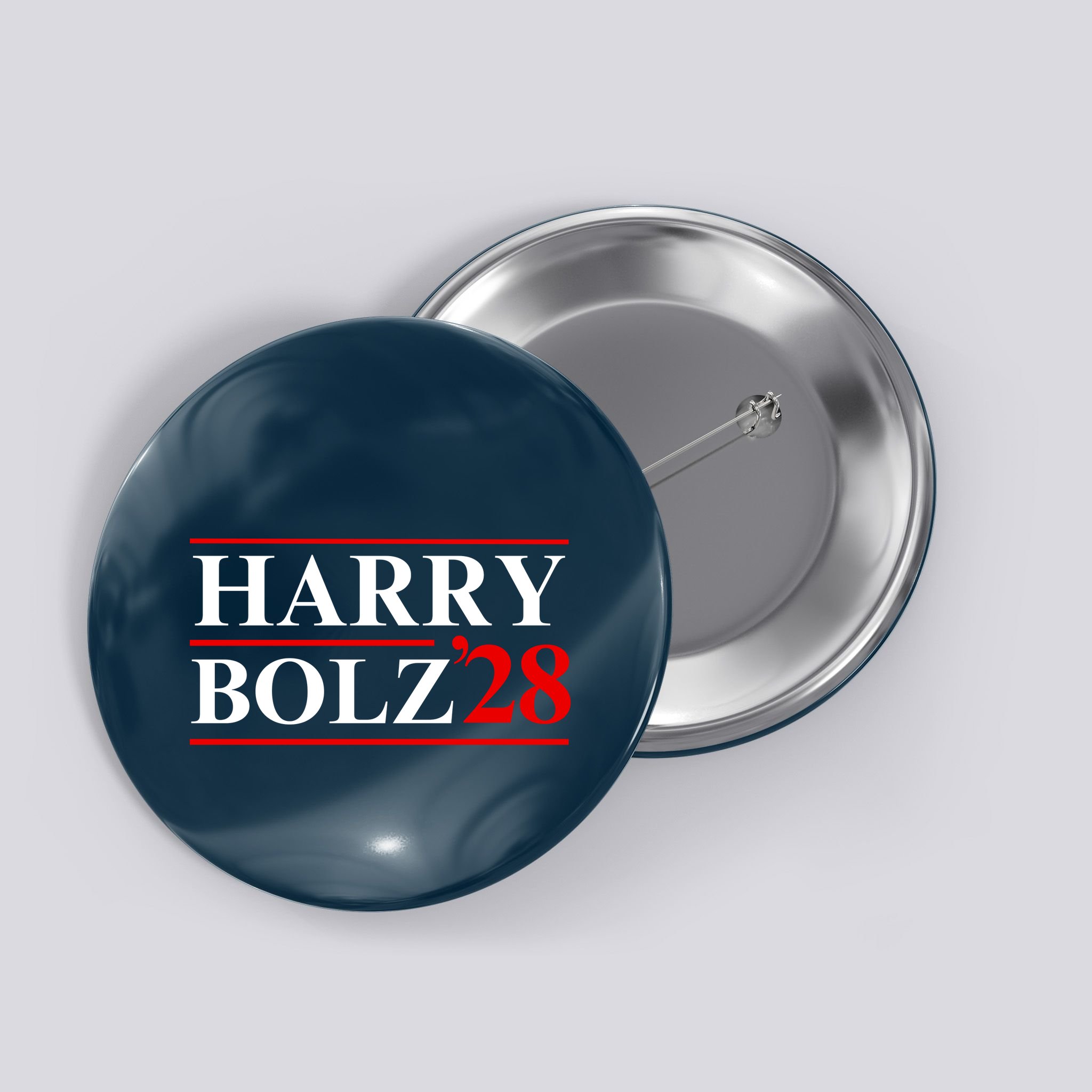 Harry Bolz 2028 Funny Political Meme D.O.G & E Button