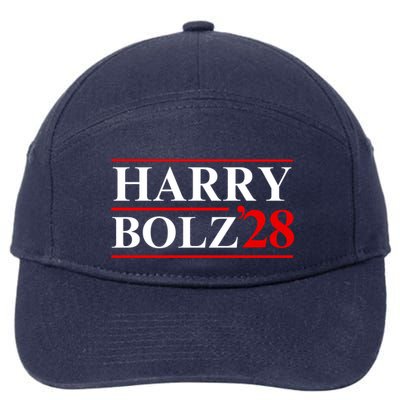 Harry Bolz 2028 Funny Political Meme D.O.G & E 7-Panel Snapback Hat