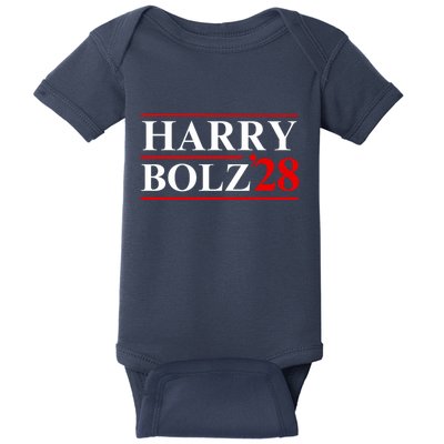 Harry Bolz 2028 Funny Political Meme D.O.G & E Baby Bodysuit