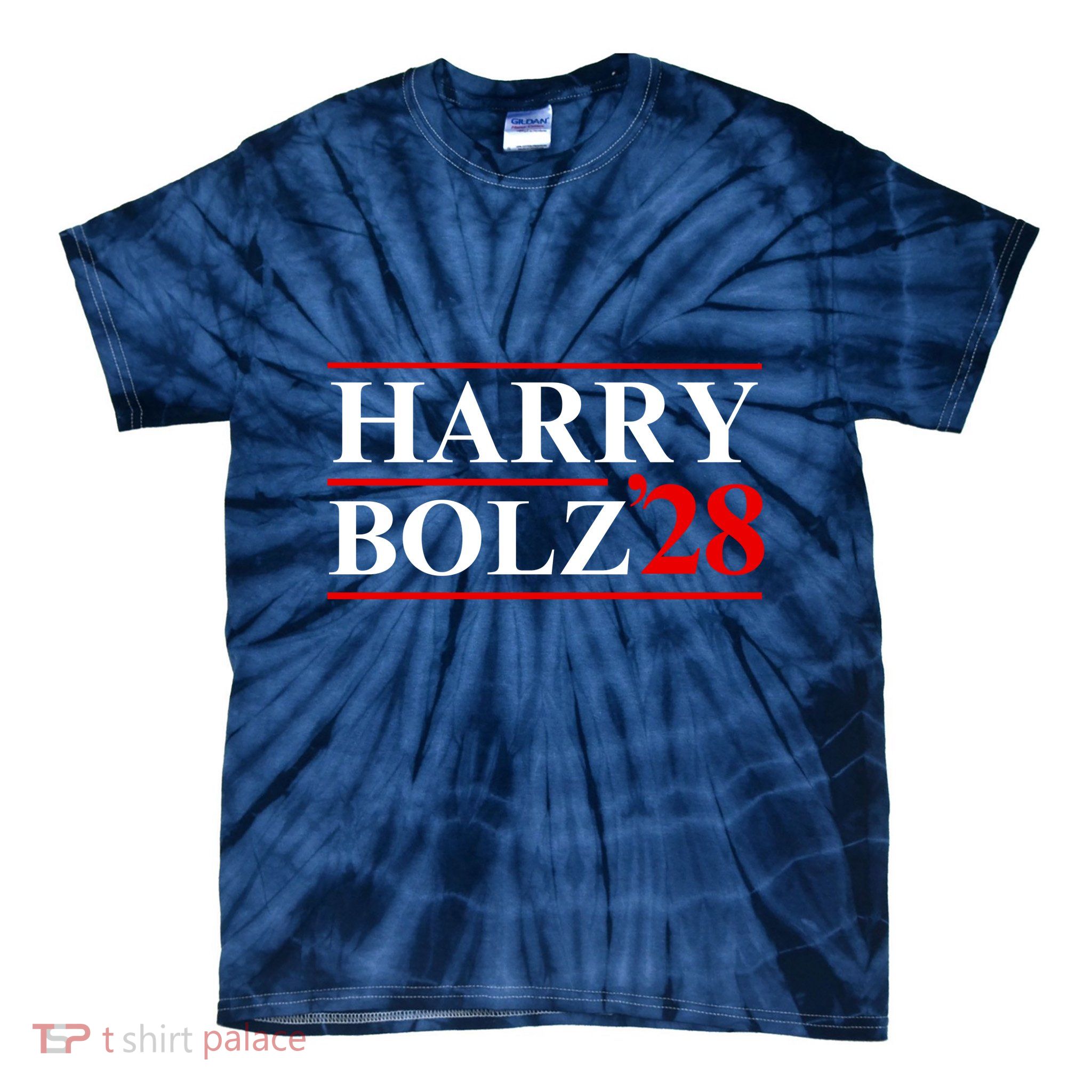Harry Bolz 2028 Funny Political Meme D.O.G & E Tie-Dye T-Shirt