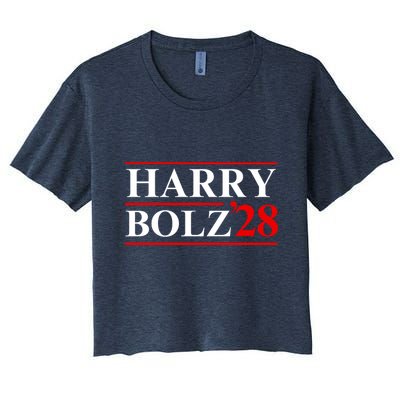 Harry Bolz 2028 Funny Political Meme D.O.G & E Crop Top