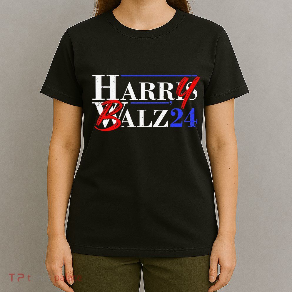 Harry Balz 2024 Funny Kamala Harris And Tim Walz 2024 Gift T-Shirt