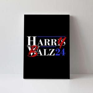 Harry Balz 2024 Funny Kamala Harris And Tim Walz 2024 Gift Canvas