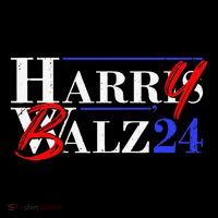 Harry Balz 2024 Funny Kamala Harris And Tim Walz 2024 Gift Flatbill Hat