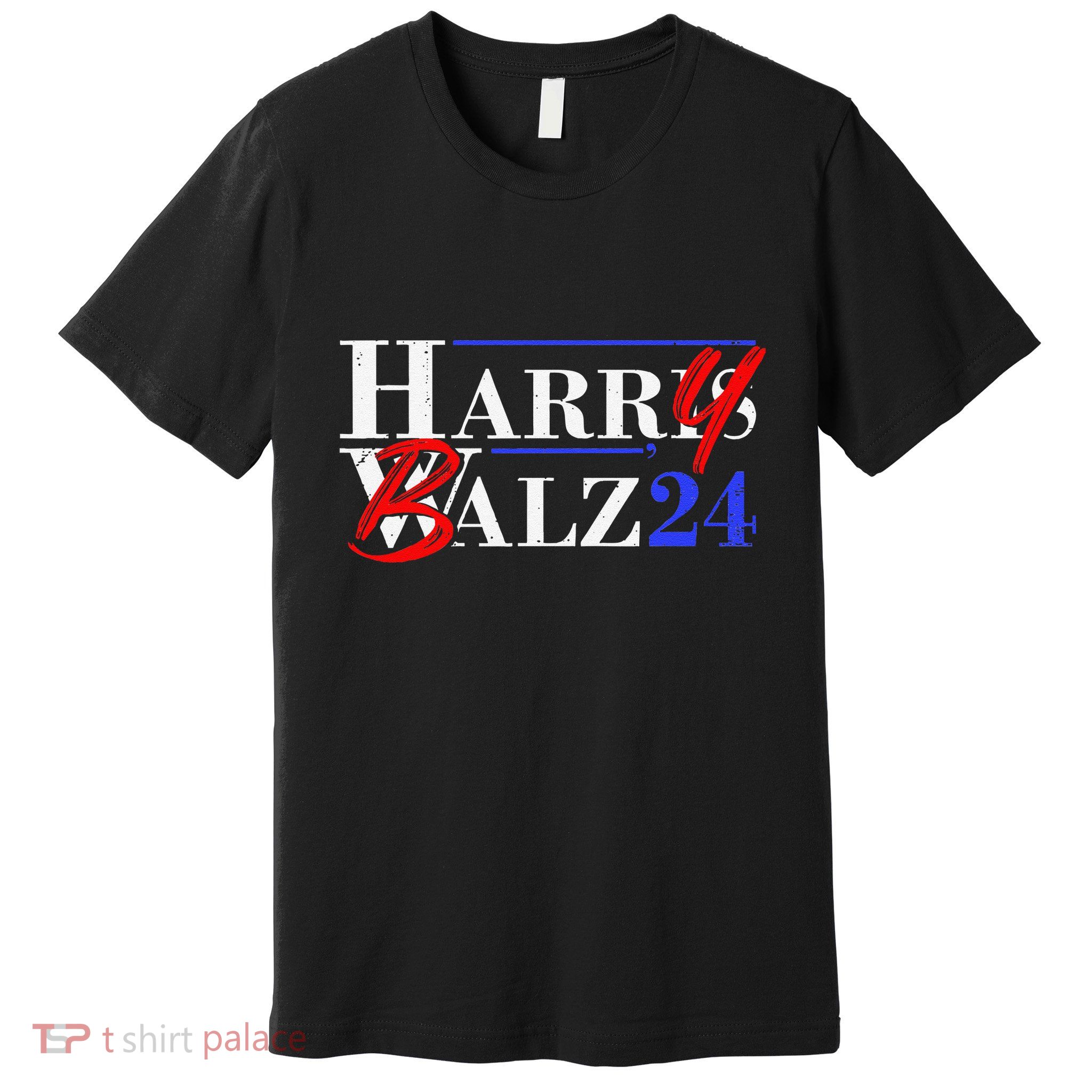 Harry Balz 2024 Funny Kamala Harris And Tim Walz 2024 Gift Premium T-Shirt