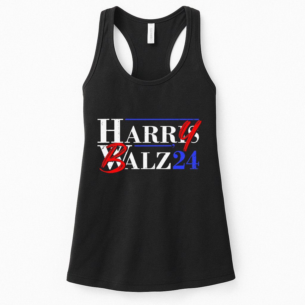 Harry Balz 2024 Funny Kamala Harris And Tim Walz 2024 Gift Womens Tank Top