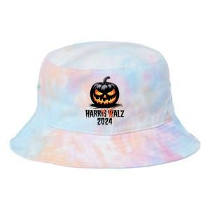 Harry Balz 2024 Funny Kamala Harris Walz Pumpkin Tie Dye Newport Bucket Hat