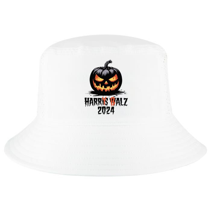 Harry Balz 2024 Funny Kamala Harris Walz Pumpkin Cool Comfort Performance Bucket Hat