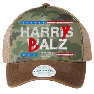 Harry Balz 2024 Funny Kamala Harris And Tim Walz 2024 Legacy Tie Dye Trucker Hat