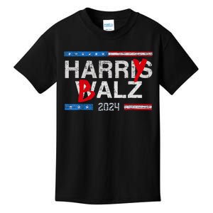 Harry Balz 2024 Funny Kamala Harris And Tim Walz 2024 Kids T-Shirt