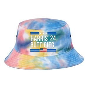 Harris Buttigieg 2024 Presidential Elect Campaign Tie Dye Newport Bucket Hat