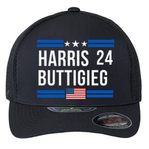 Harris Buttigieg 2024 Presidential Elect Campaign Flexfit Unipanel Trucker Cap