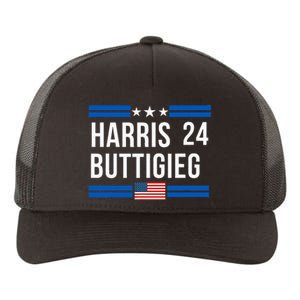 Harris Buttigieg 2024 Presidential Elect Campaign Yupoong Adult 5-Panel Trucker Hat