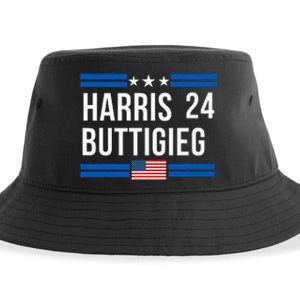 Harris Buttigieg 2024 Presidential Elect Campaign Sustainable Bucket Hat