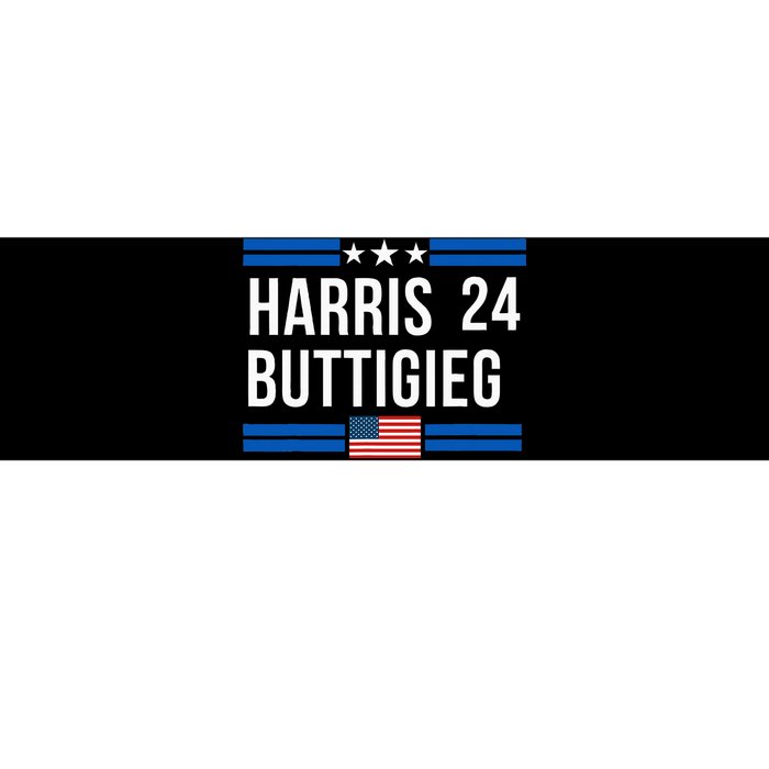 Harris Buttigieg 2024 Presidential Elect Campaign Bumper Sticker