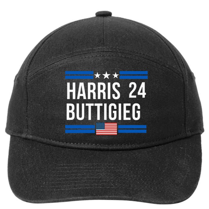 Harris Buttigieg 2024 Presidential Elect Campaign 7-Panel Snapback Hat